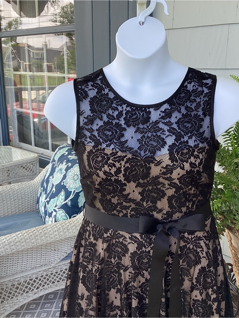 Dj Jaz Chic Black Lace Cocktail Dress - Picture 8 of 16
